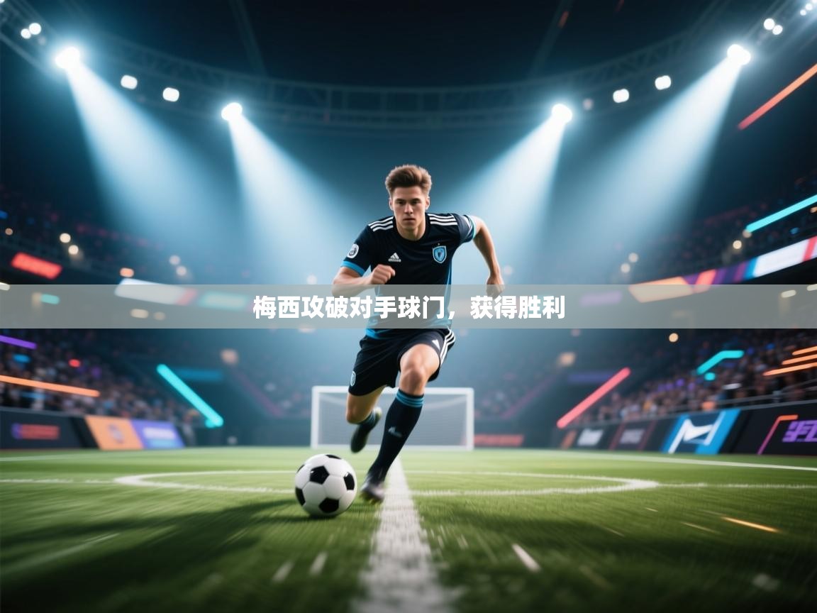 梅西攻破对手球门，获得胜利